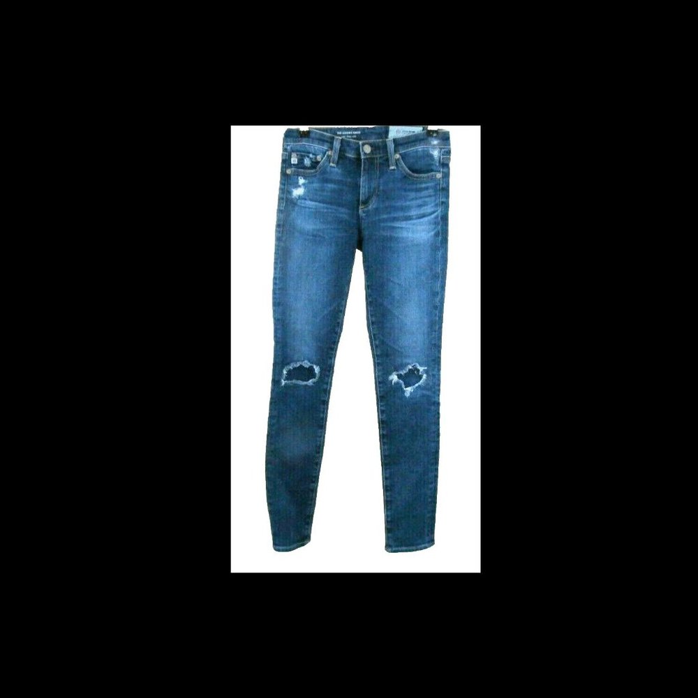 AG-ED Legging Skinny Ankle Distressed Jean in 13 Years Dawn Mended